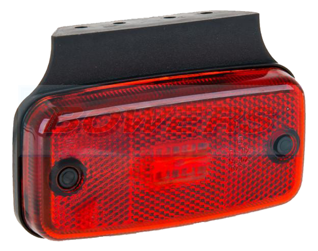 12v/24v Red LED Rear Marker Lamp/Light FT019C With Bracket H Bowers